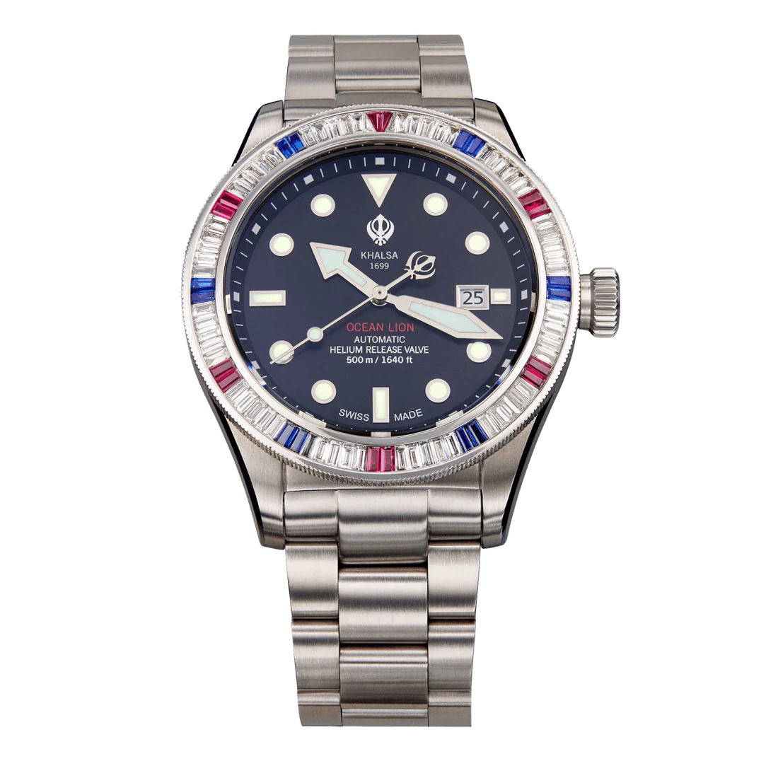 Ocean Lion Diamond Sapphire Ruby